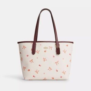 COACH Mini City Tote With Bow Tie Print - NEW! 🎀 Never used! 50% OFF OF RETAIL